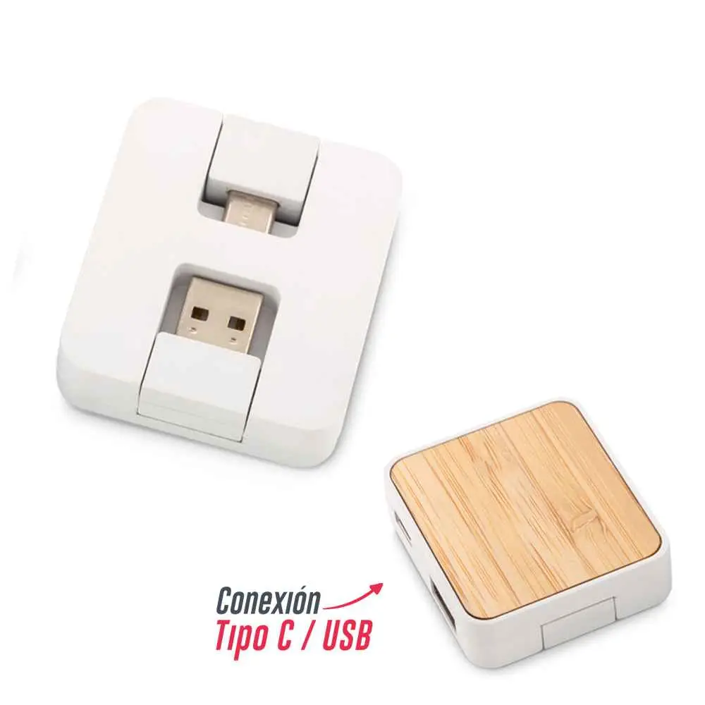 Puerto USB Hero TEC-605 Blanco Puerto USB Hero TEC-605